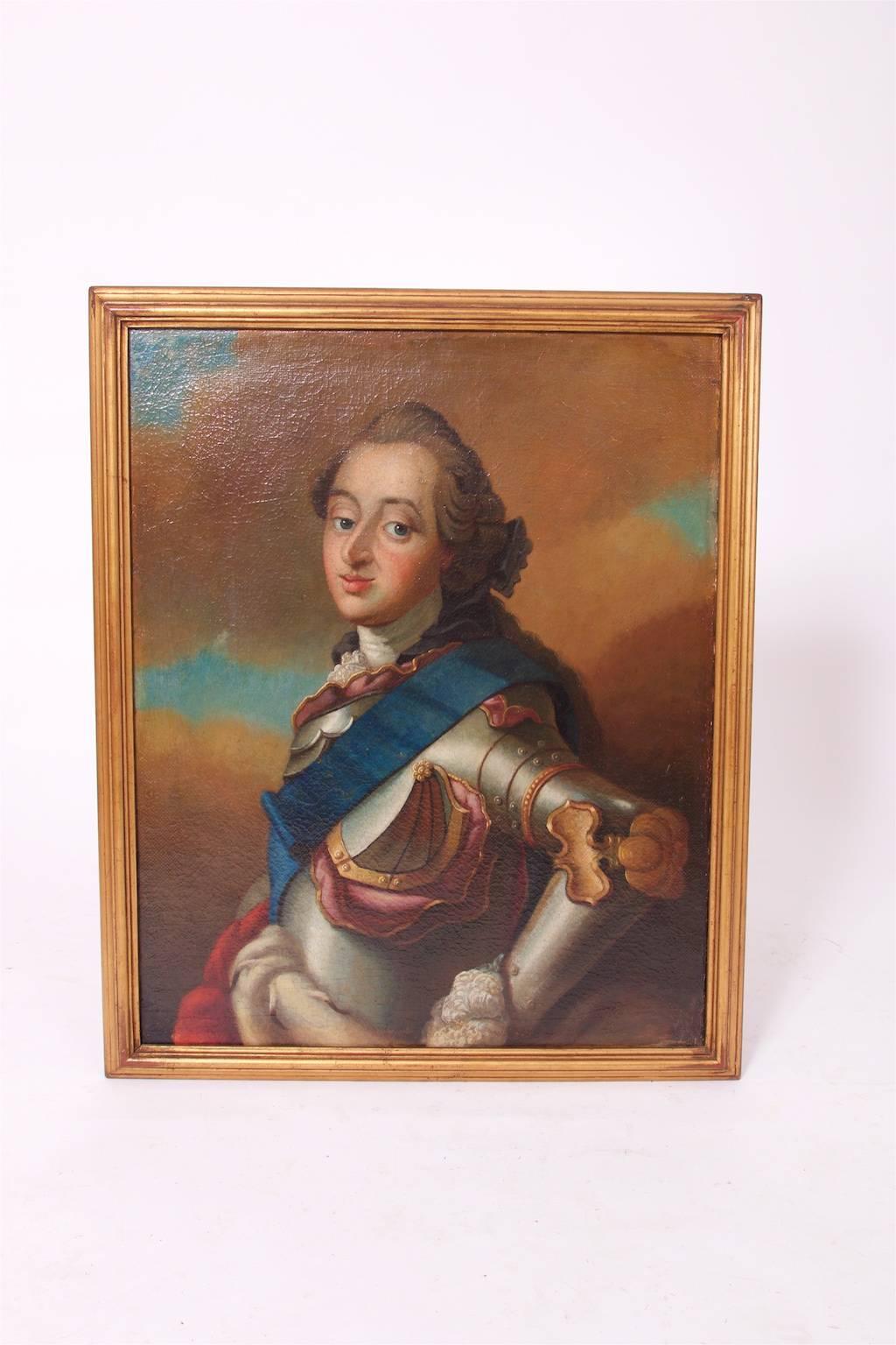 Pair of Portraits,  Denmark, Pilots Art, circa 1750 In Good Condition For Sale In Malmo, SE