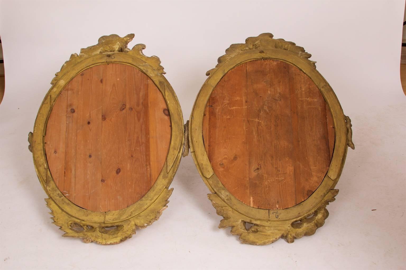 Baroque Pair of Italian Mirrors, circa 1750 For Sale