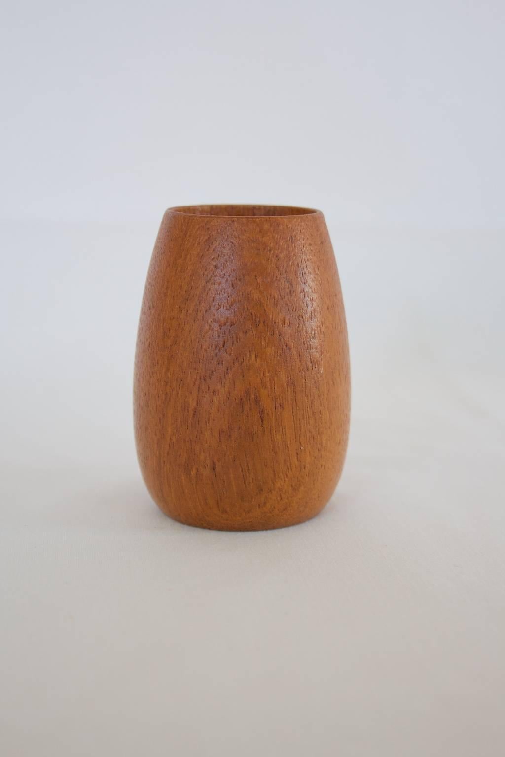 Scandinavian Modern Very Charming Small Rare Teak Bowl Design by Karl Holmberg For Sale