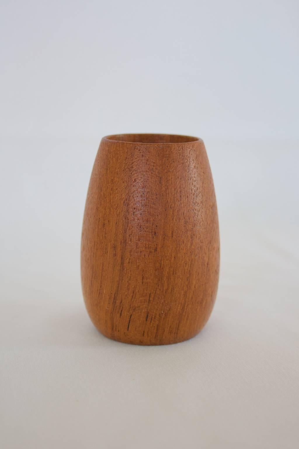 Swedish Very Charming Small Rare Teak Bowl Design by Karl Holmberg For Sale