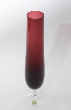 Magnifique grand vase suédois d'Eneryda Glasbruk