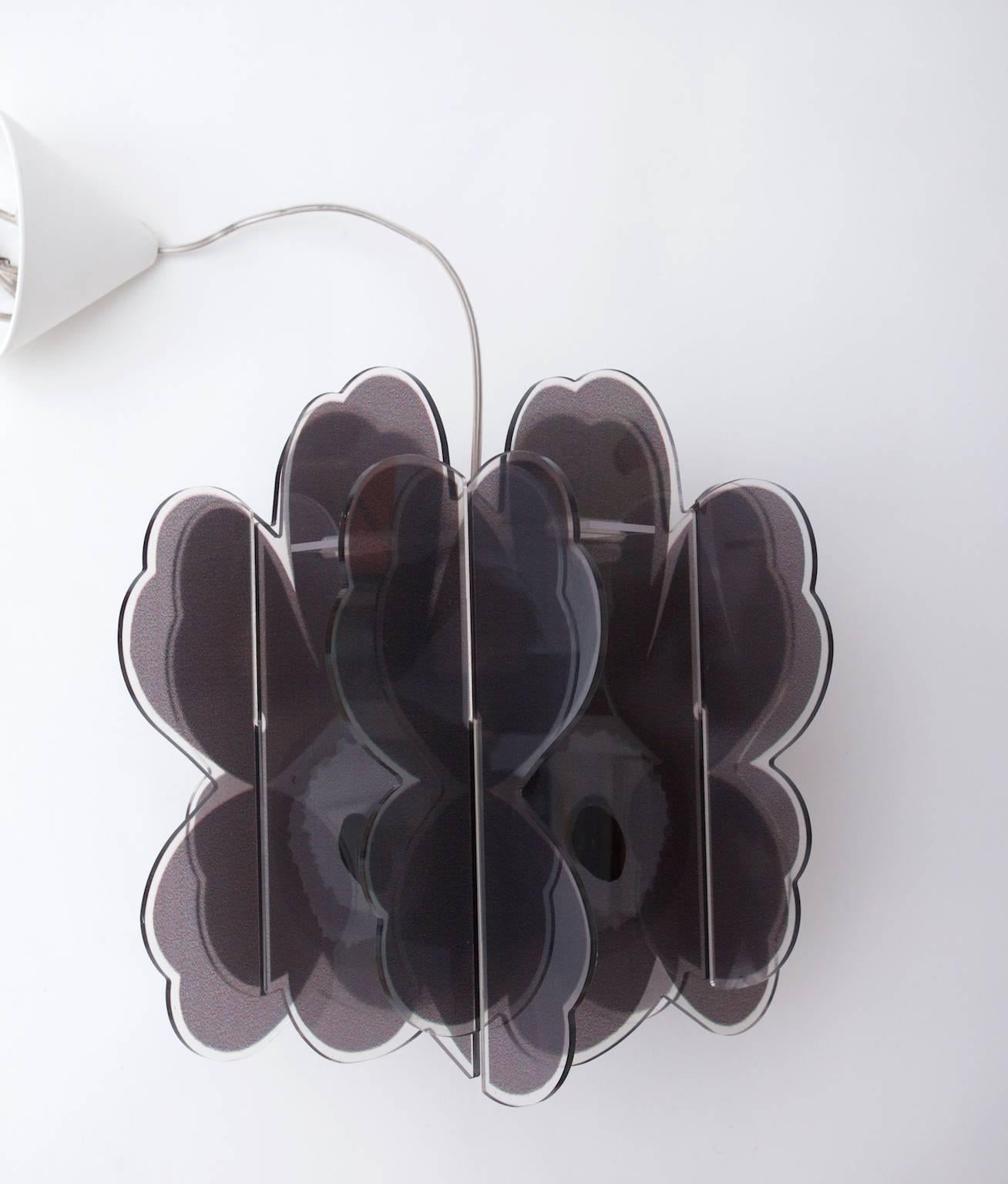 Contemporary Marimekko Unniko Pendant, Plexiglass with Print Finland For Sale