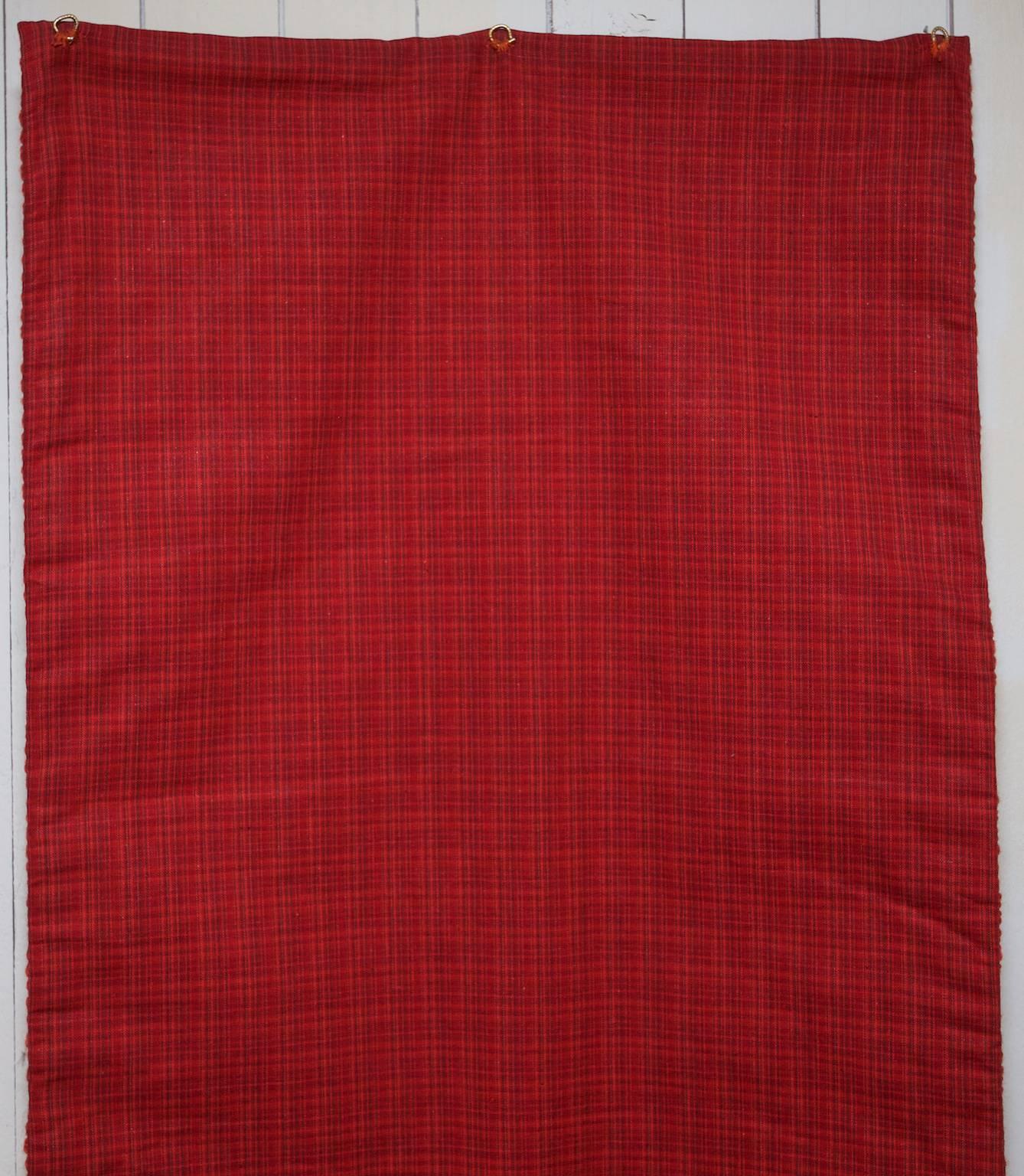 Early 20th Century  Traditional Large Handwoven Wool Wall Hanging from Skåne in South of Sweden   For Sale
