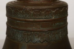 Brass Farm Bell, Late 19th Century, Cast by C. A. Norling, Jönköping, Sweden