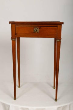Small Table with Brass Details, Late Gustavian, Stockholm, Sweden 1790