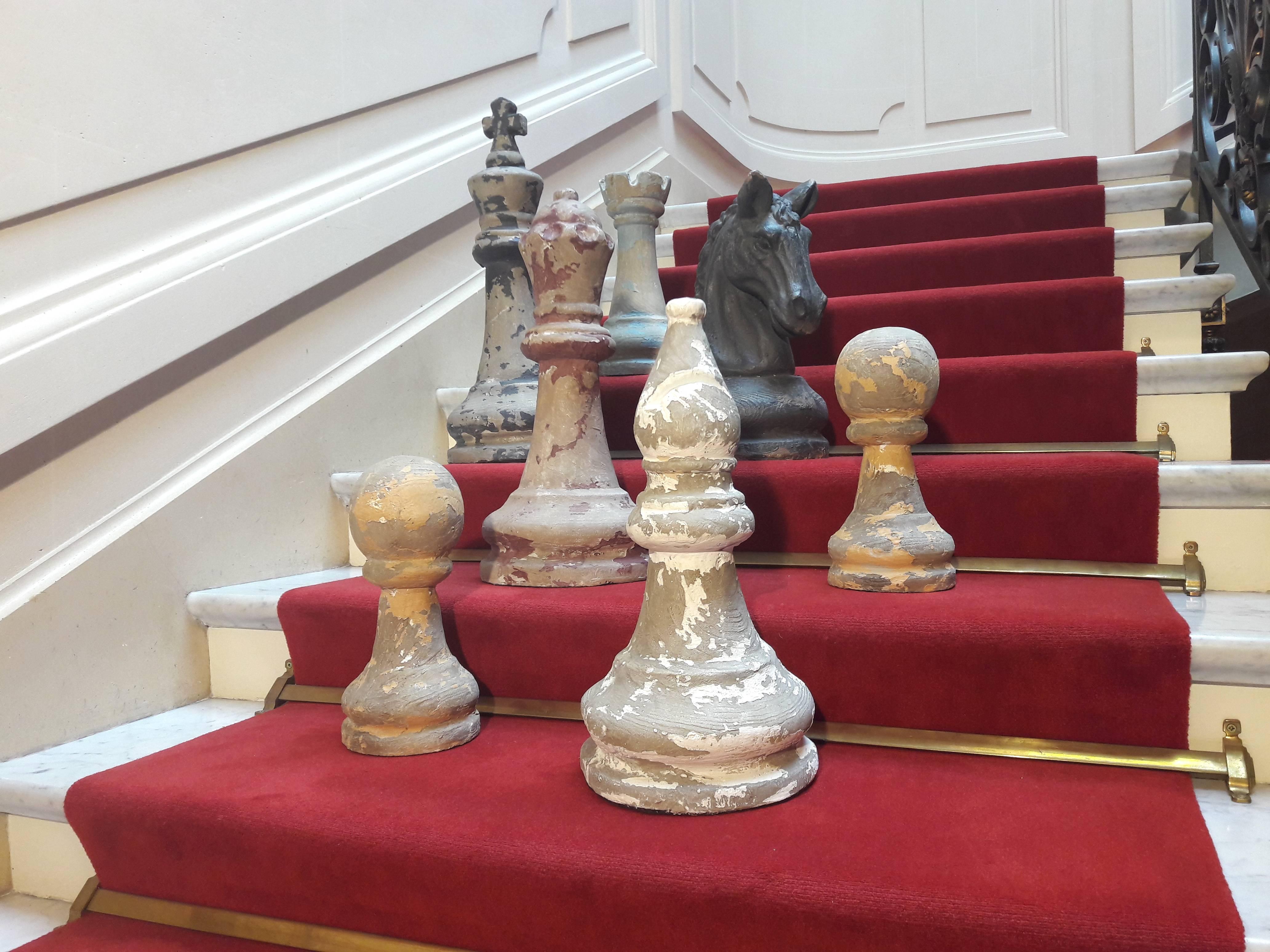 big chess pieces for decoration