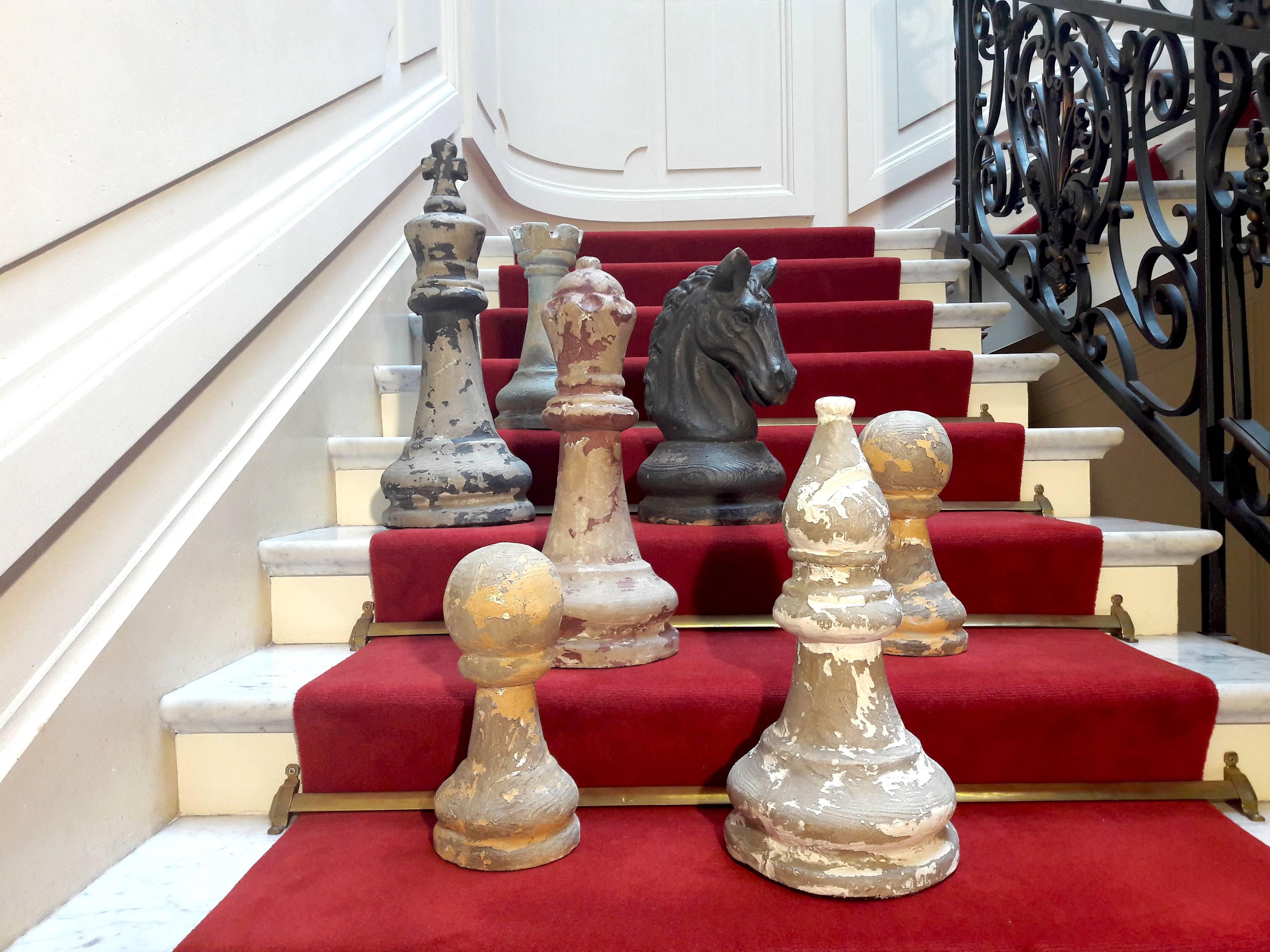 Modern Giant Chess Pieces
