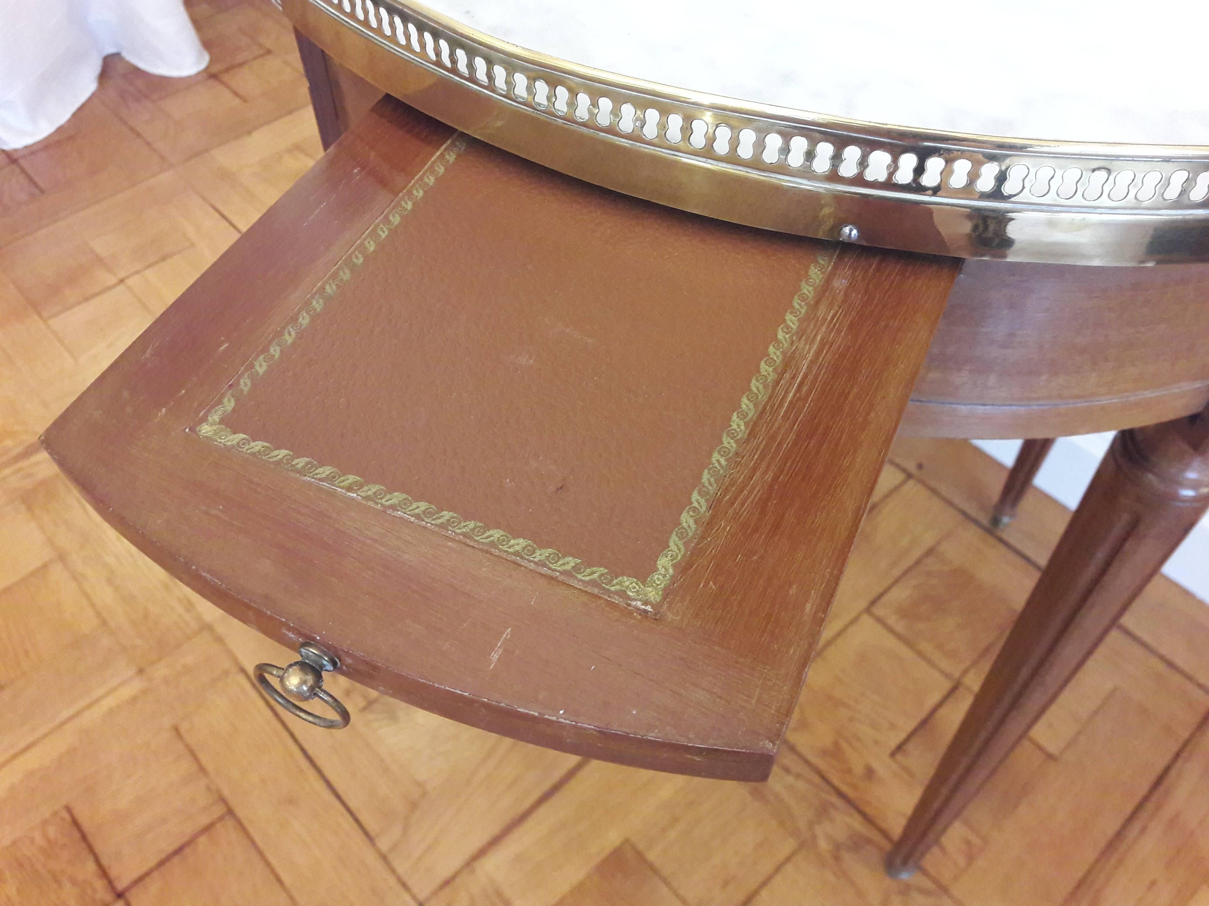 Bouillotte Louis XVI Style Table In Excellent Condition In Senonches, Centre-Val de Loire