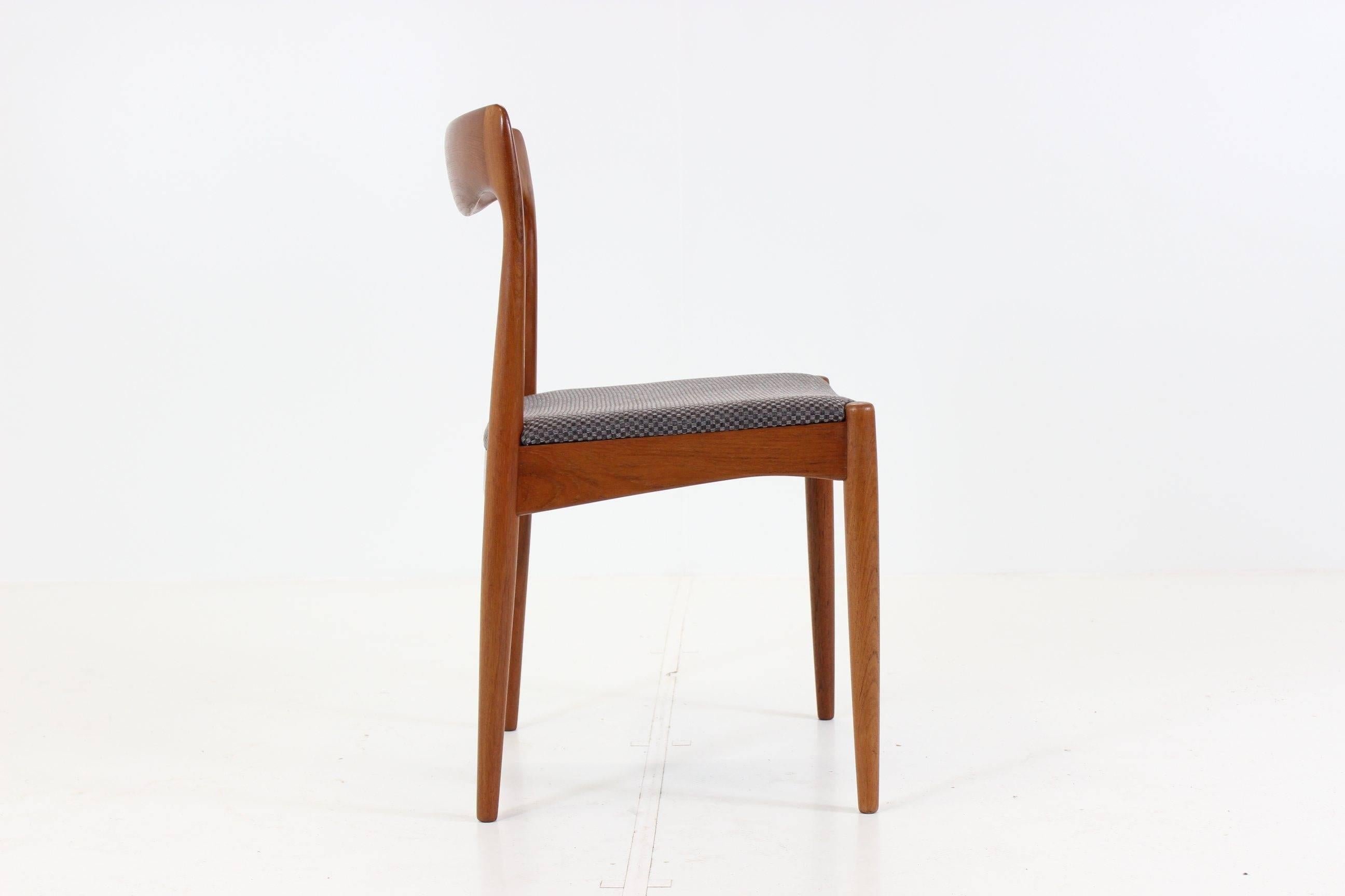 Danish Set of Four Teak Dining Chair by Arne Vodder for Vamo Møbelfabrik