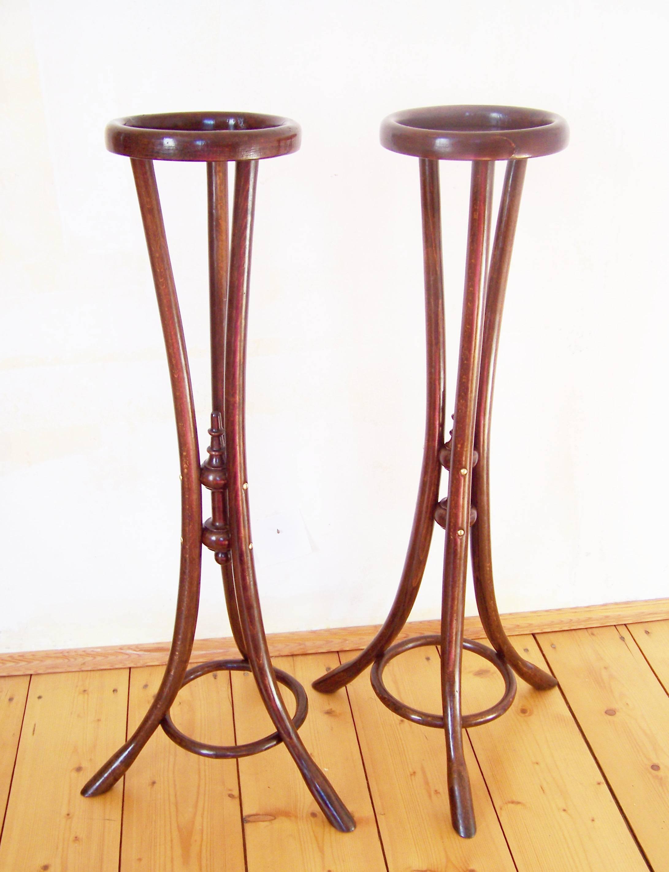 Art Nouveau Two Flower Table Thonet Model nr.3, circa 1918