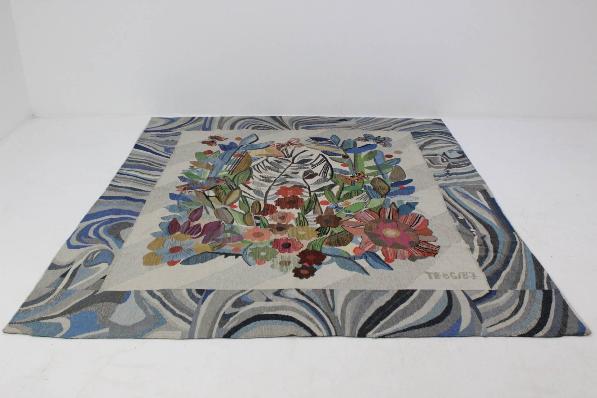 Mid-Century Modern Extraordinary Beautiful Tapestry, Czechoslovakia, 1970s