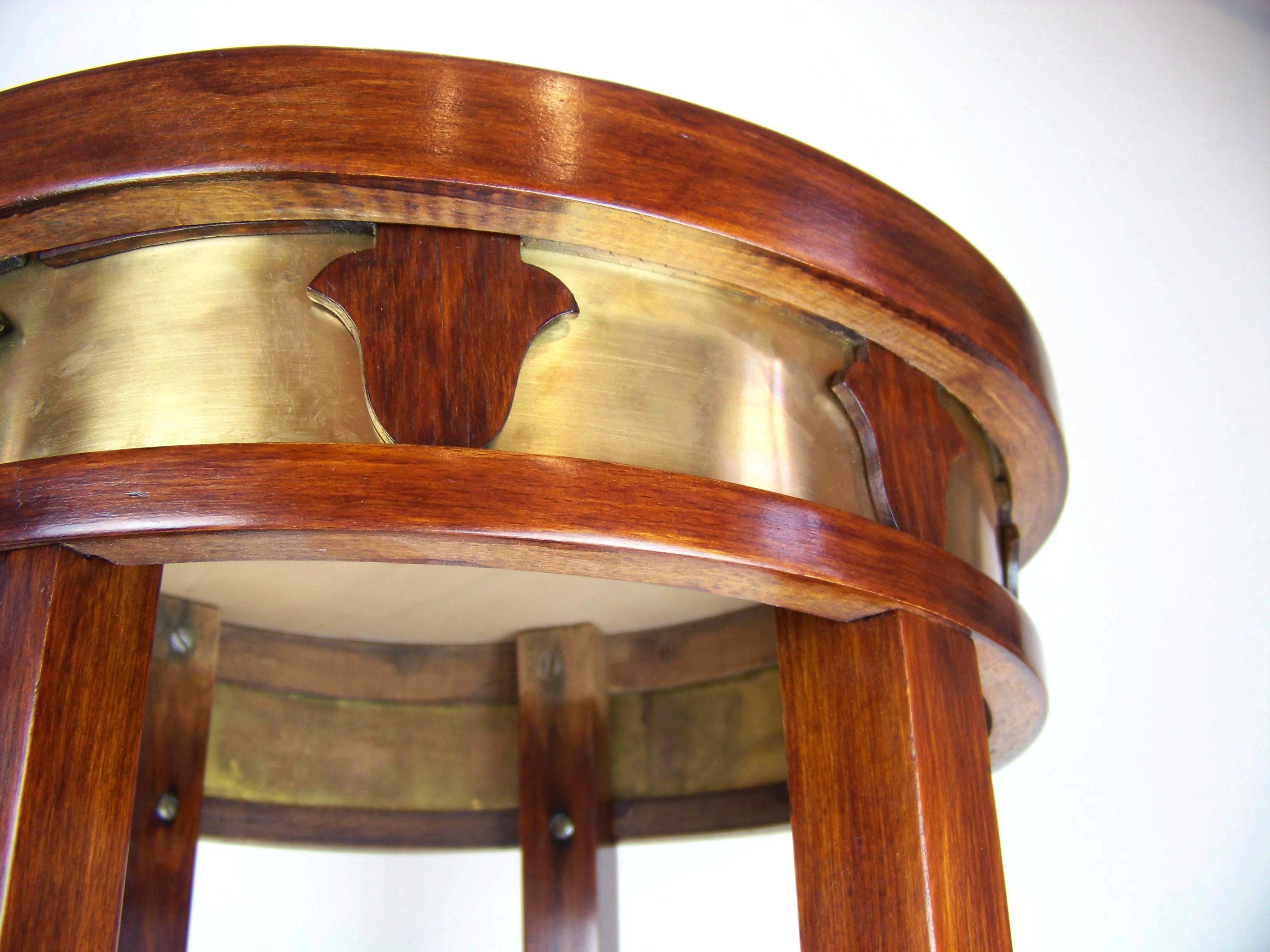 Early 20th Century Unique Viennese Secession Tabouret with Six Legs, circa 1910