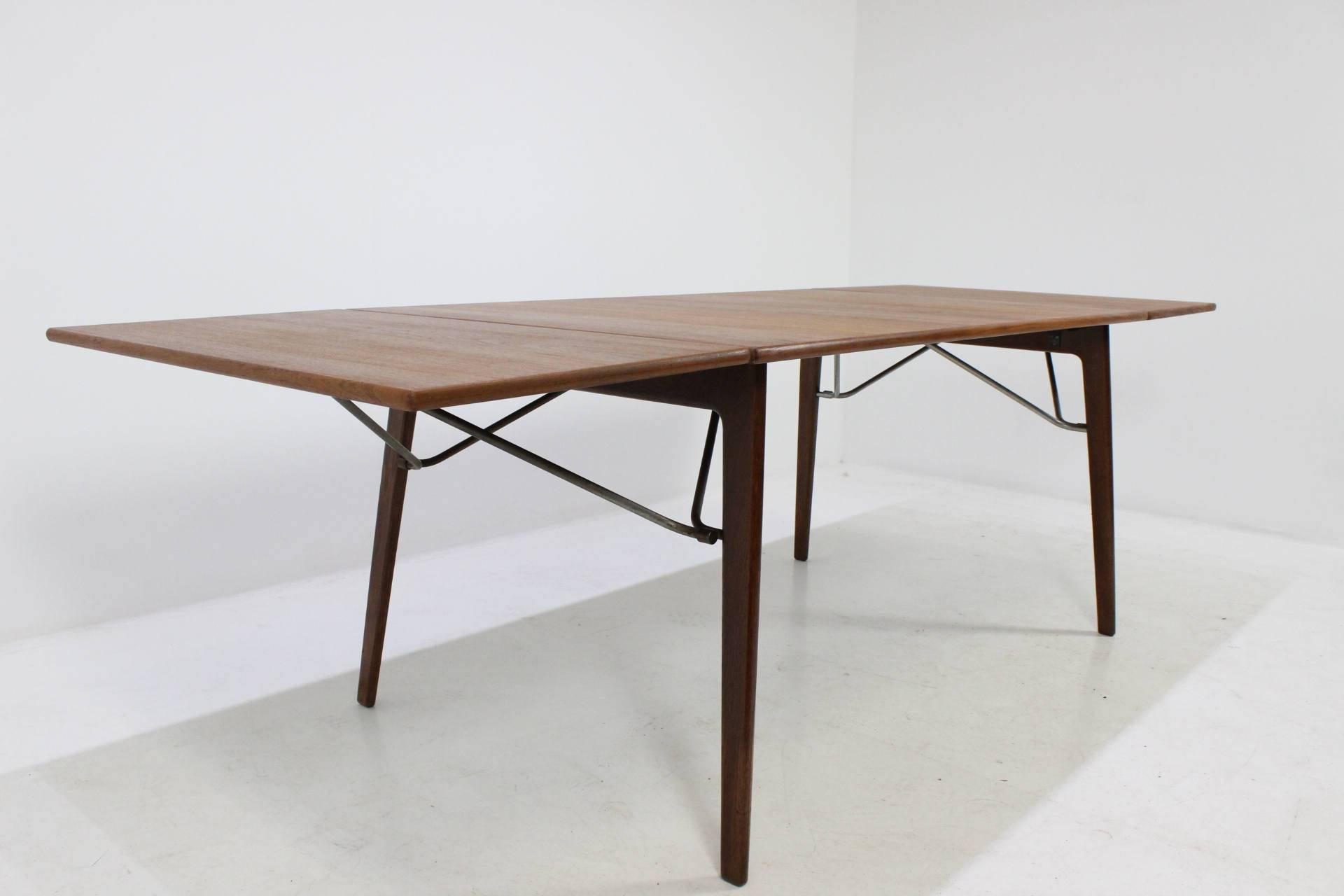 Borge Mogensen Søborg Teak Drop-Leaf Dining Table, Model 162 2