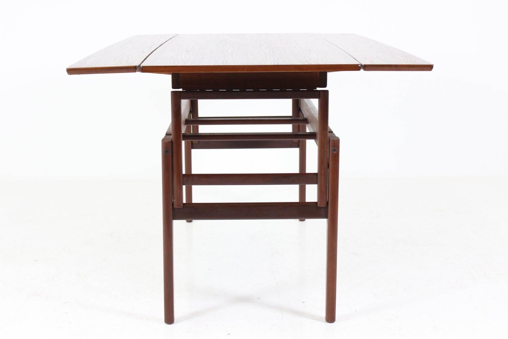 Mid-Century Modern Danish Teak Elevator Table