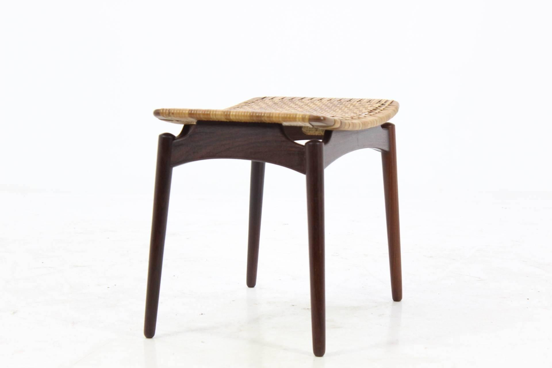 Mid-Century Modern Danish Teak Stool, 1960s