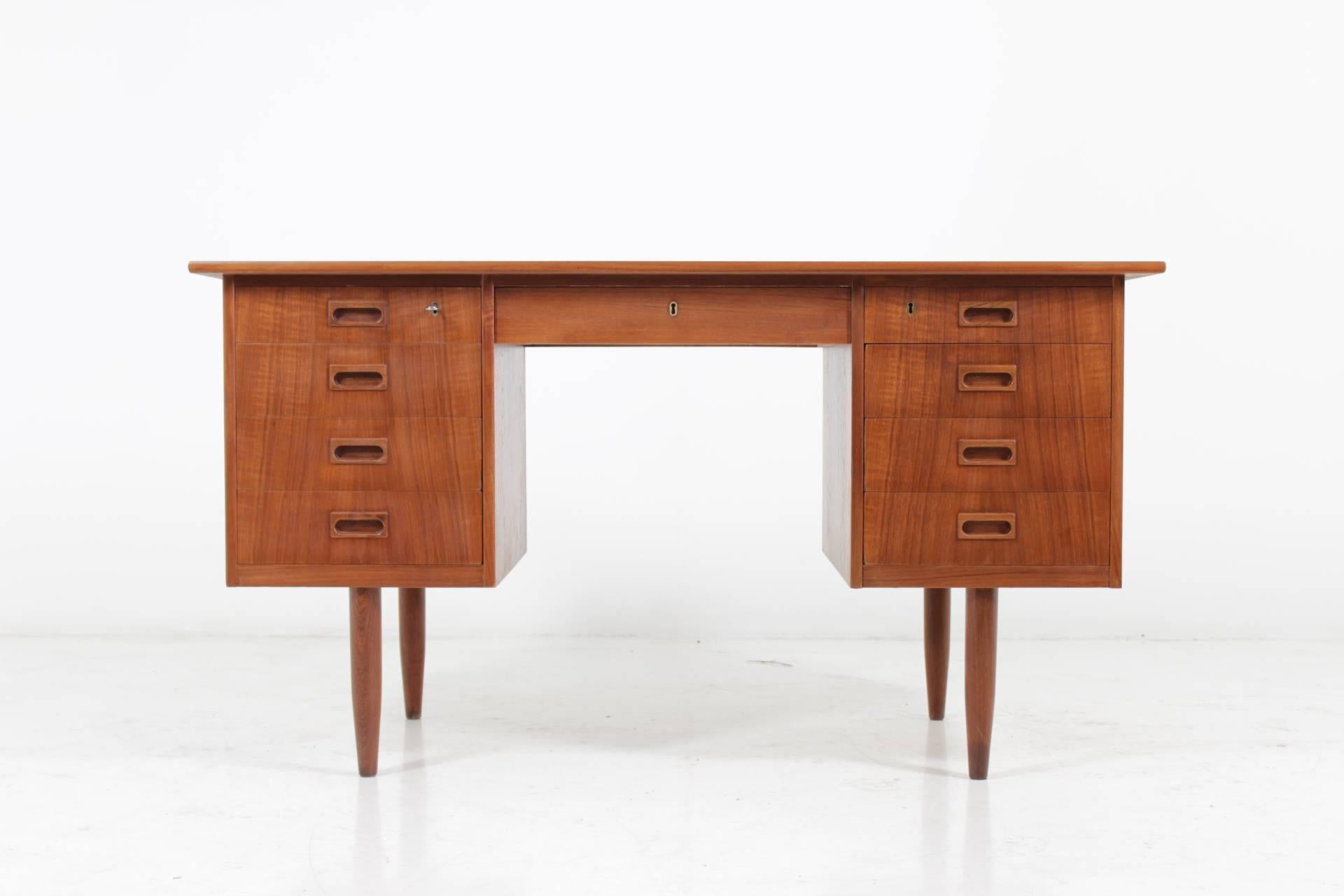 Mid-Century Modern Danish Mid-Century Teak Writing Desk