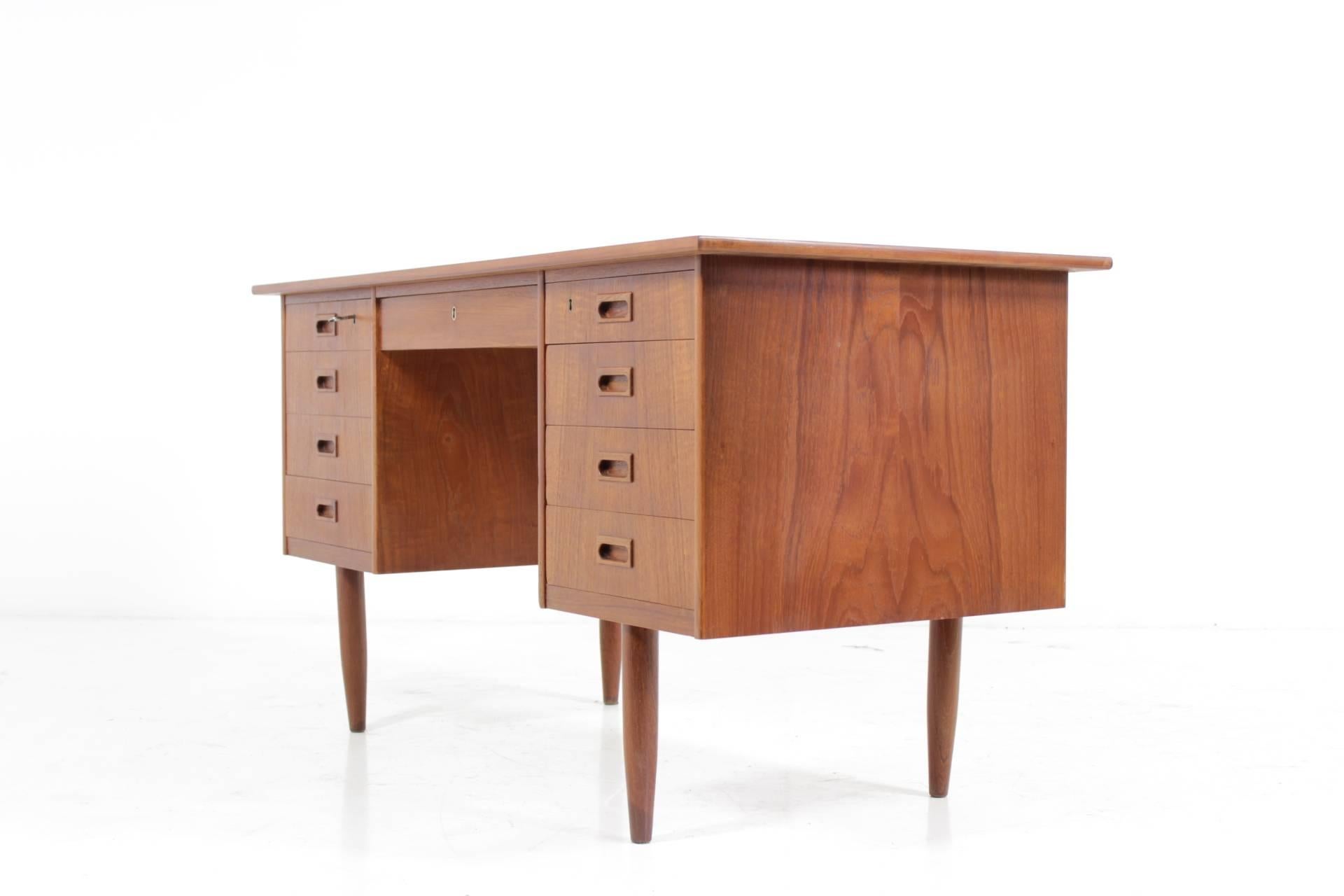 Danish writing desk made in circa 1960s. The item was carefully restored.