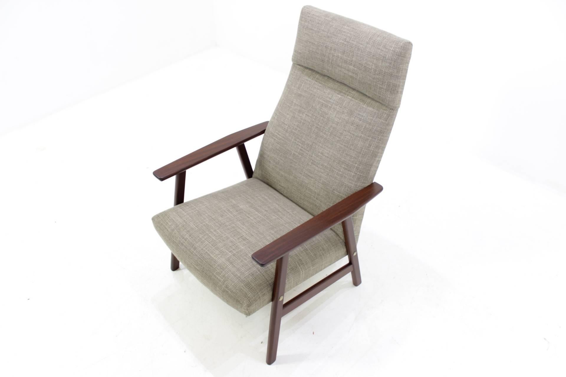 Mid-Century Modern Danish Mid-Century Teak Highback Easychair, 1960s