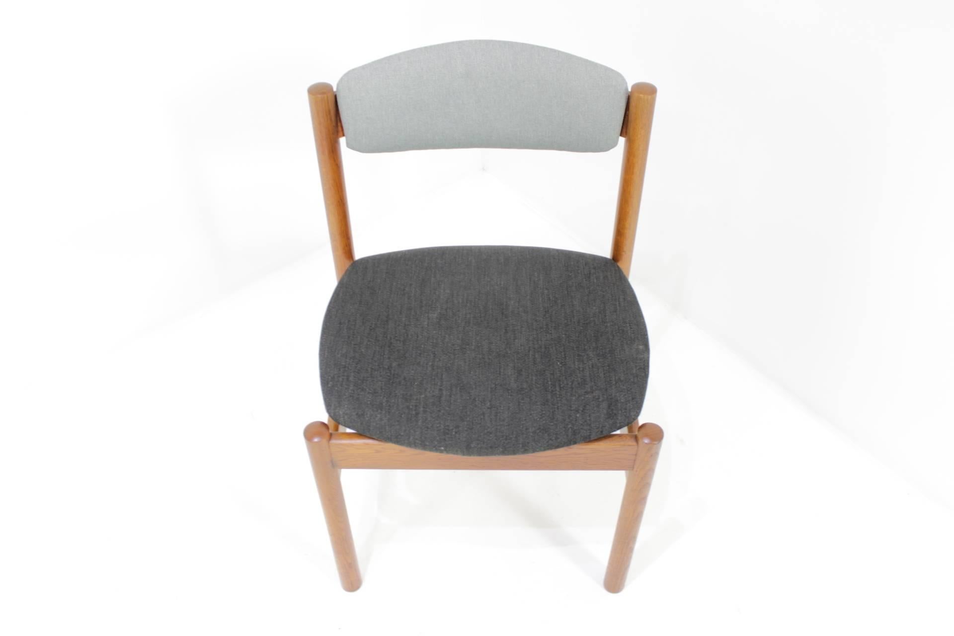 Mid-Century Modern Set of Four Danish Oak Dining Chairs, 1960s