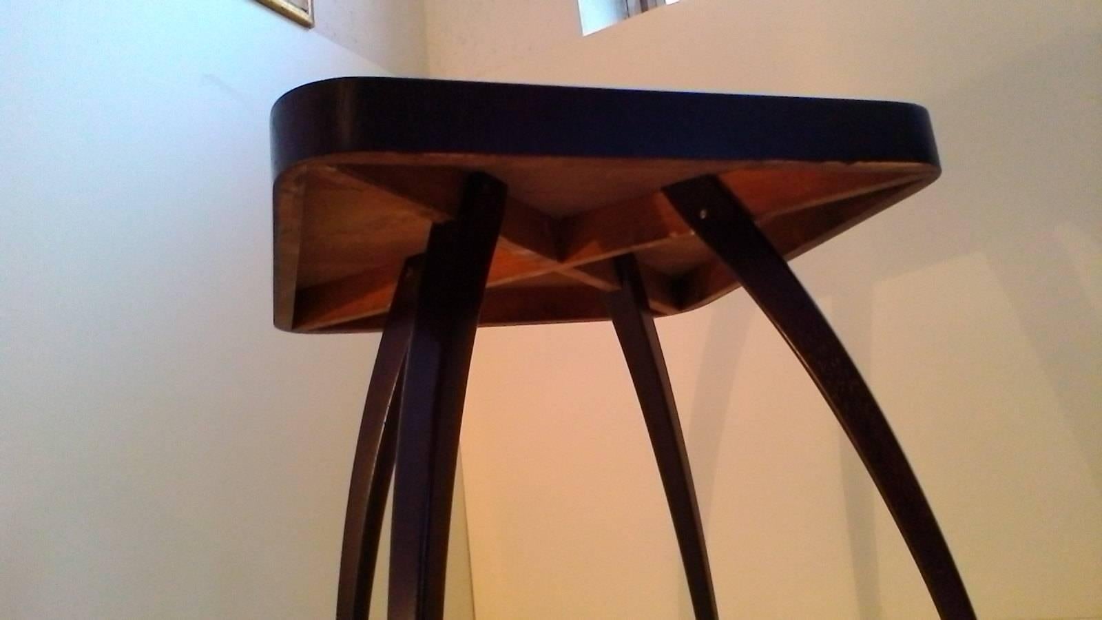 Popular Bentwood Coffee Table 'Spider' by Jindrich Halabala 1