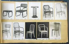 Unique Functional Armchairs Thonet A60F, Design for Paris in 1928