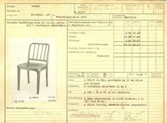 Chairs Thonet A811/4, Josef Hoffman