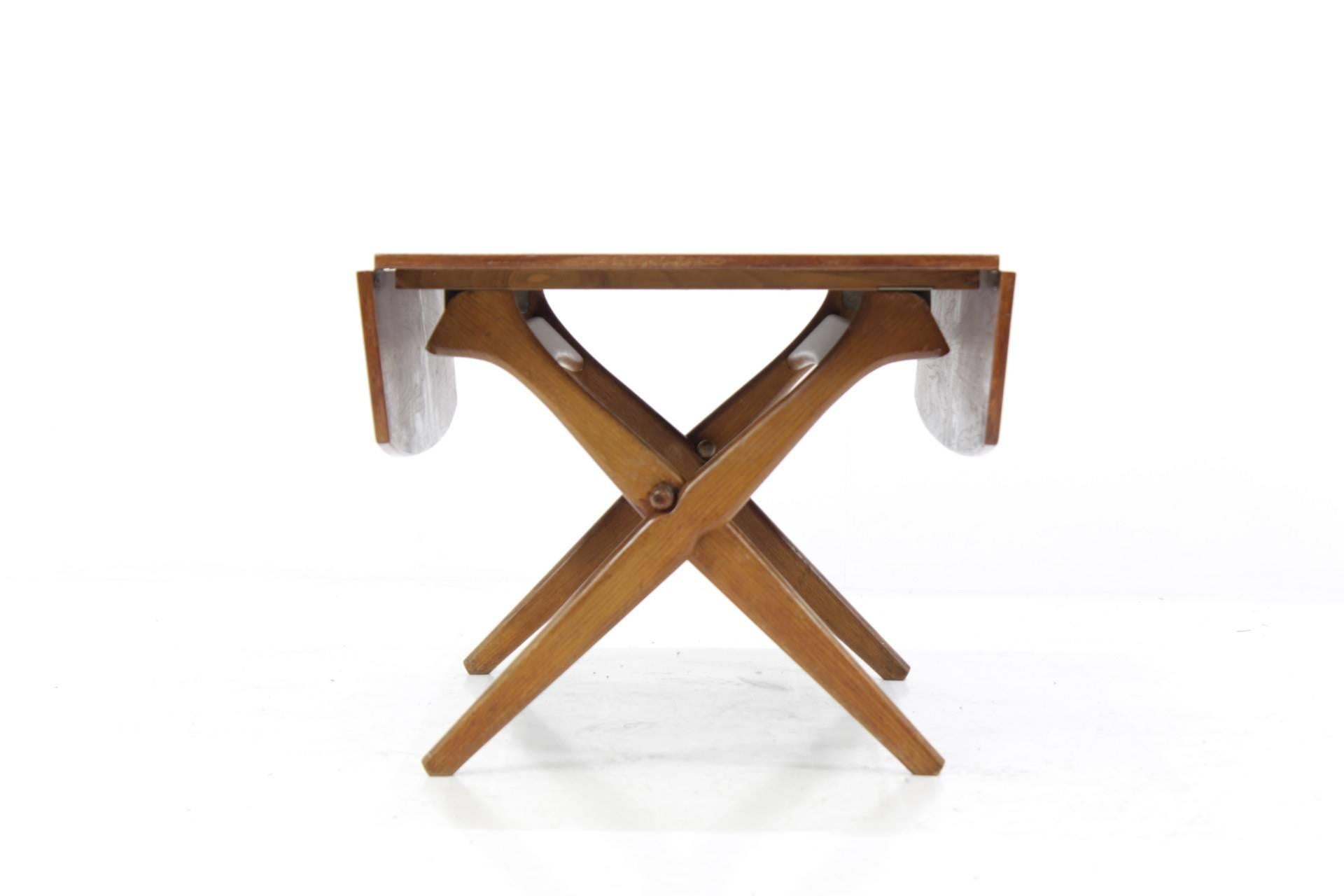 Mid-20th Century Elevator Teak Coffee Table, Denmark, 1960