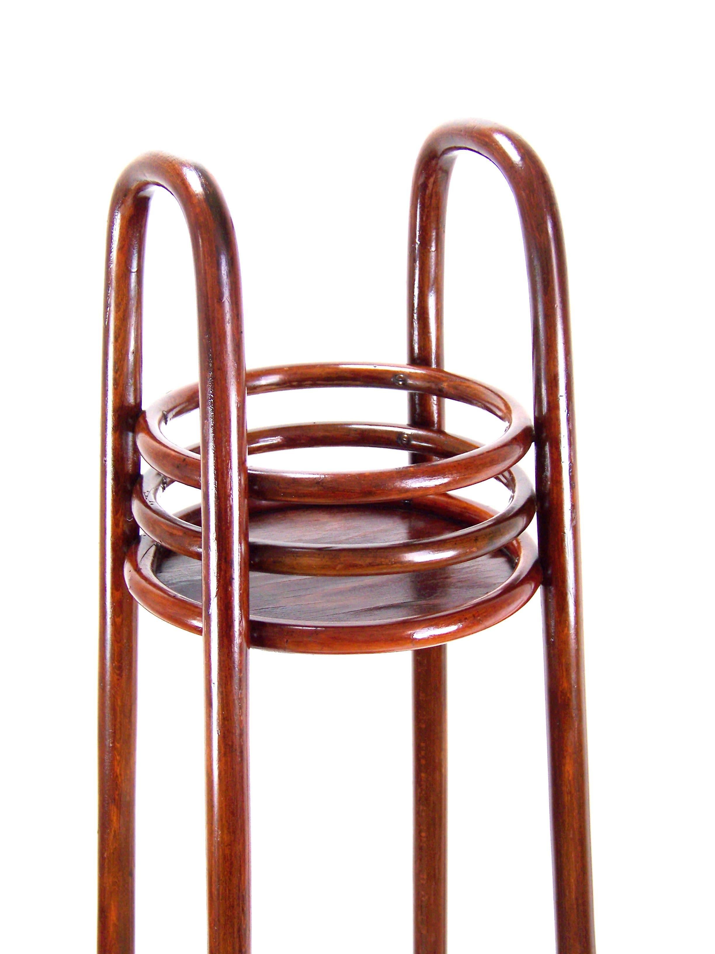 Art Nouveau Viennese Bentwood Flower Table J&J Kohn, circa 1906