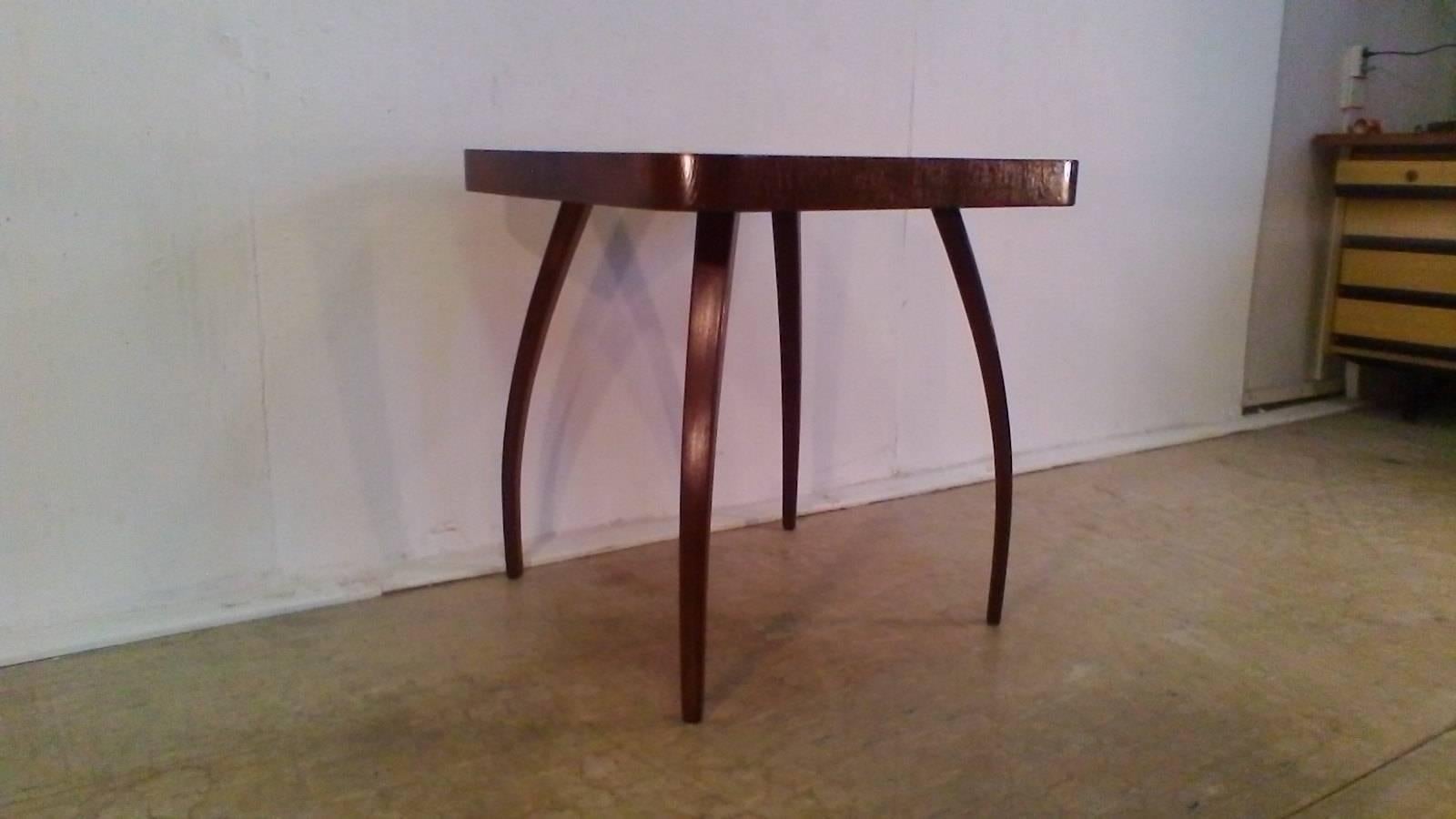 Mid-Century Modern Jindrich Halabala Art Deco Coffee Table , Model H 259 For Sale