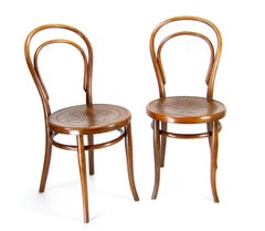 Pair of Viennese Chair Thonet Nr.14, circa 1900