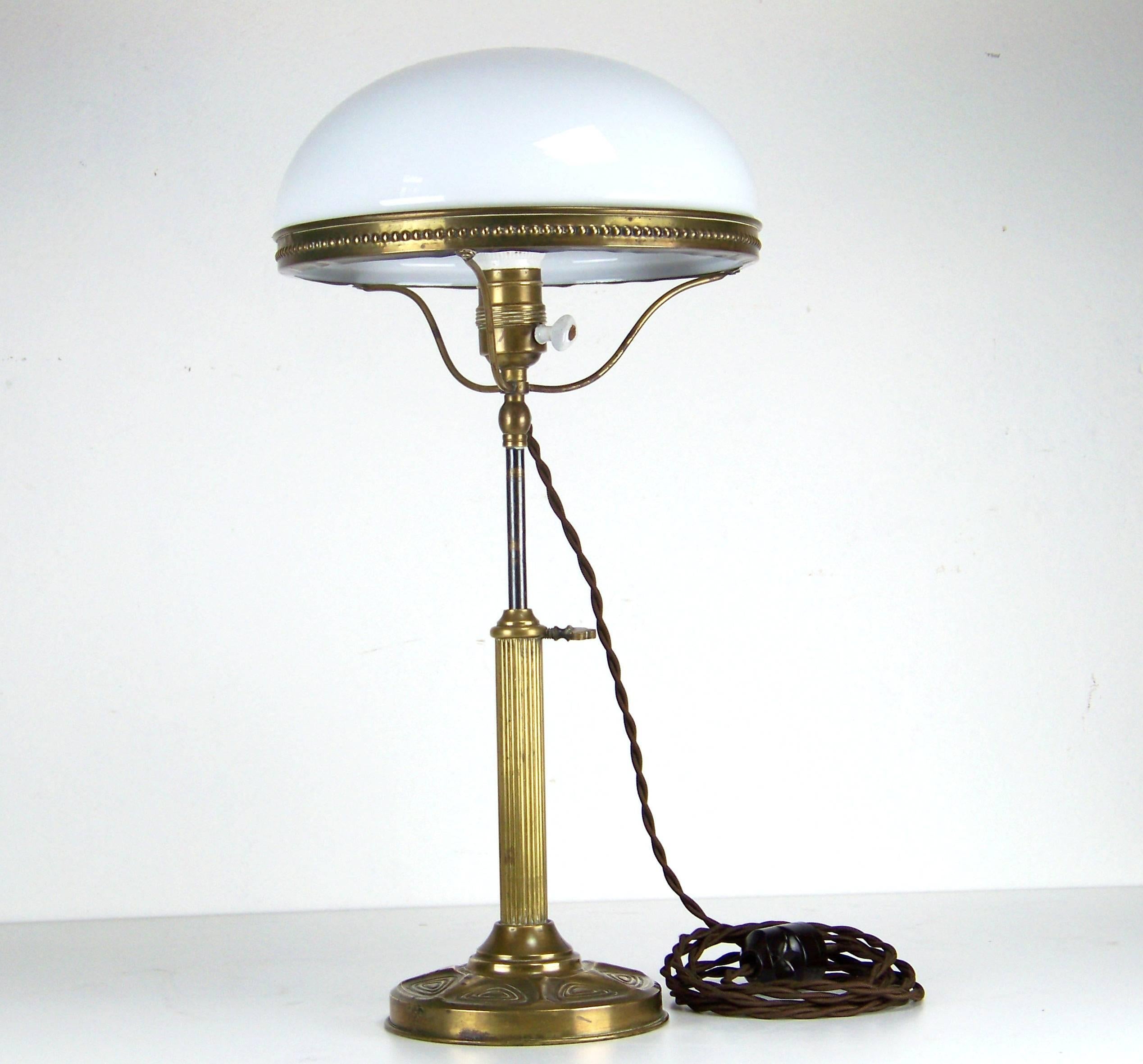 Art Nouveau Table Lamp, circa 1910 In Good Condition In Praha, CZ