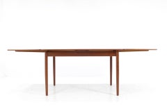 1960 Set of Danish Dining Extendable Table and Chairs