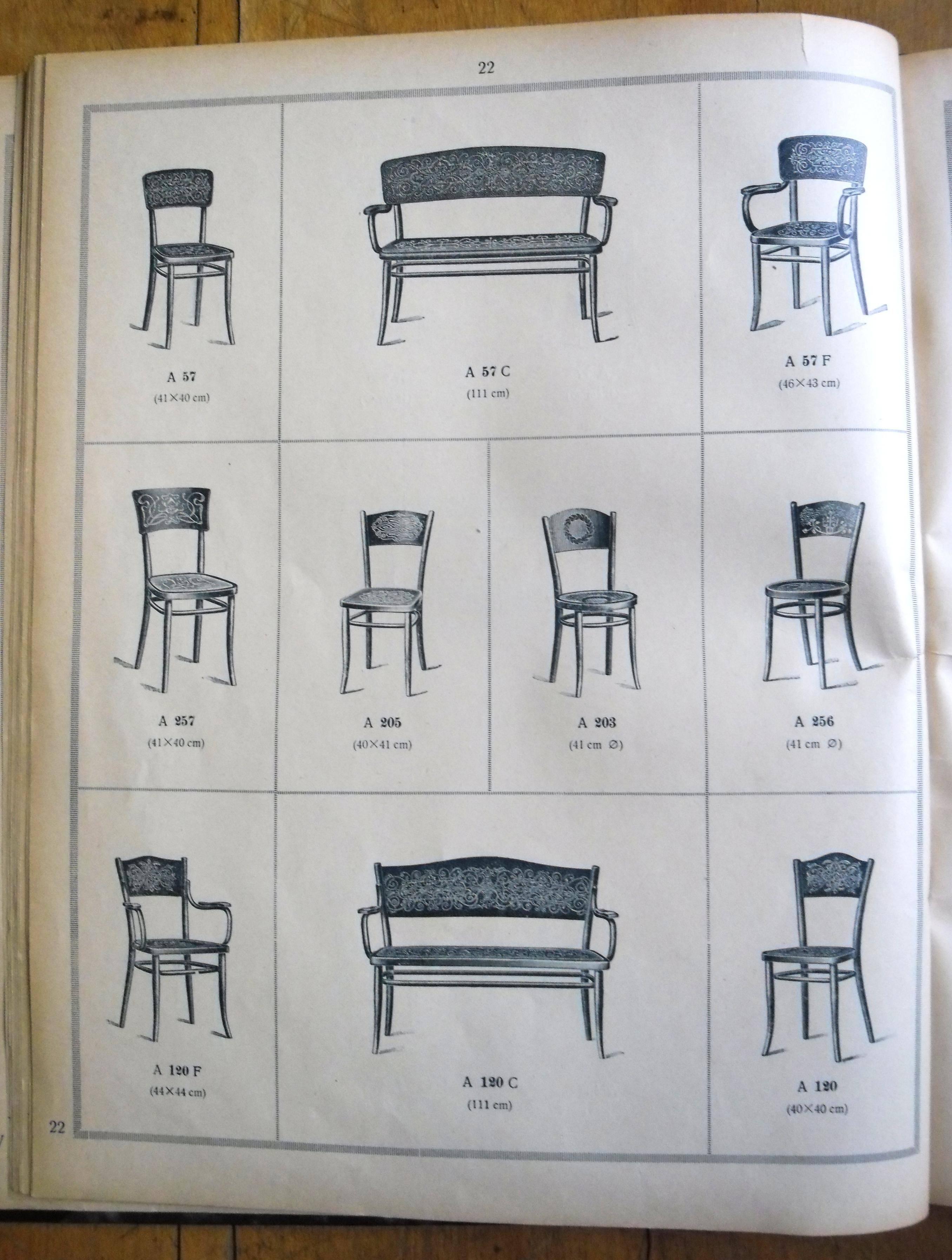 Four Chairs Thonet Nr.120, circa 1920 3
