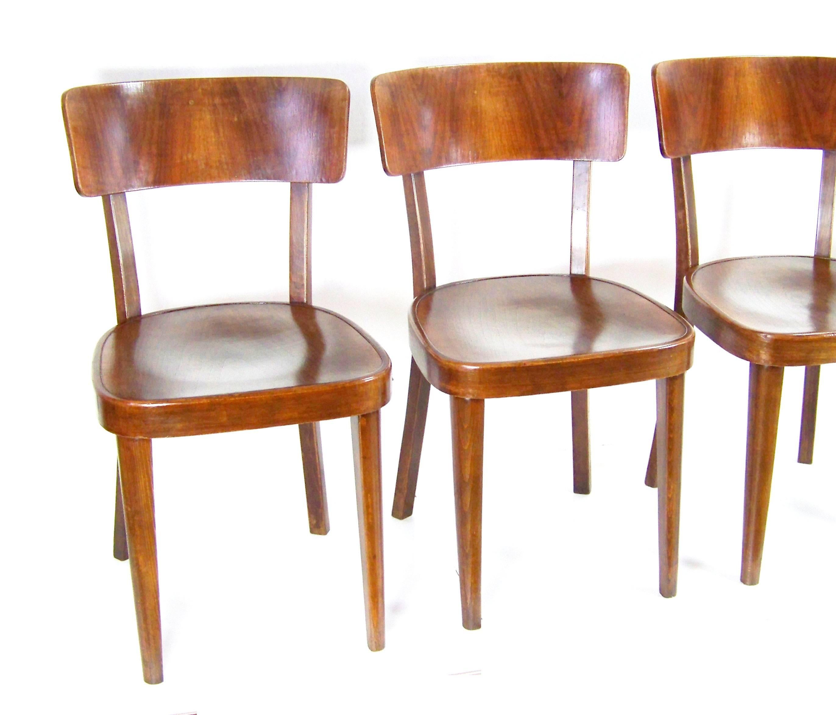 Bauhaus Four Chairs Thonet A524 from 1927