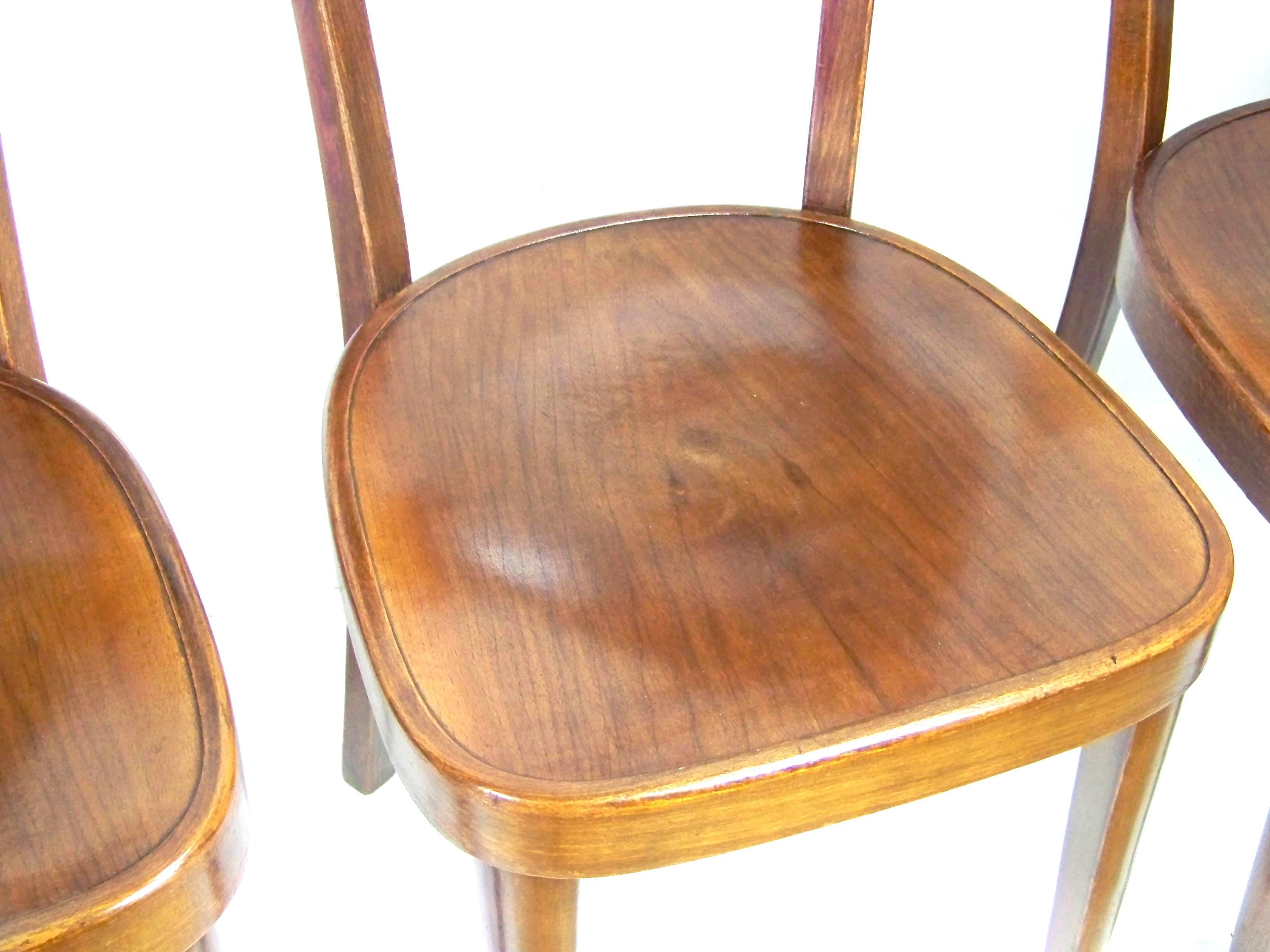 Early 20th Century Four Chairs Thonet A524 from 1927