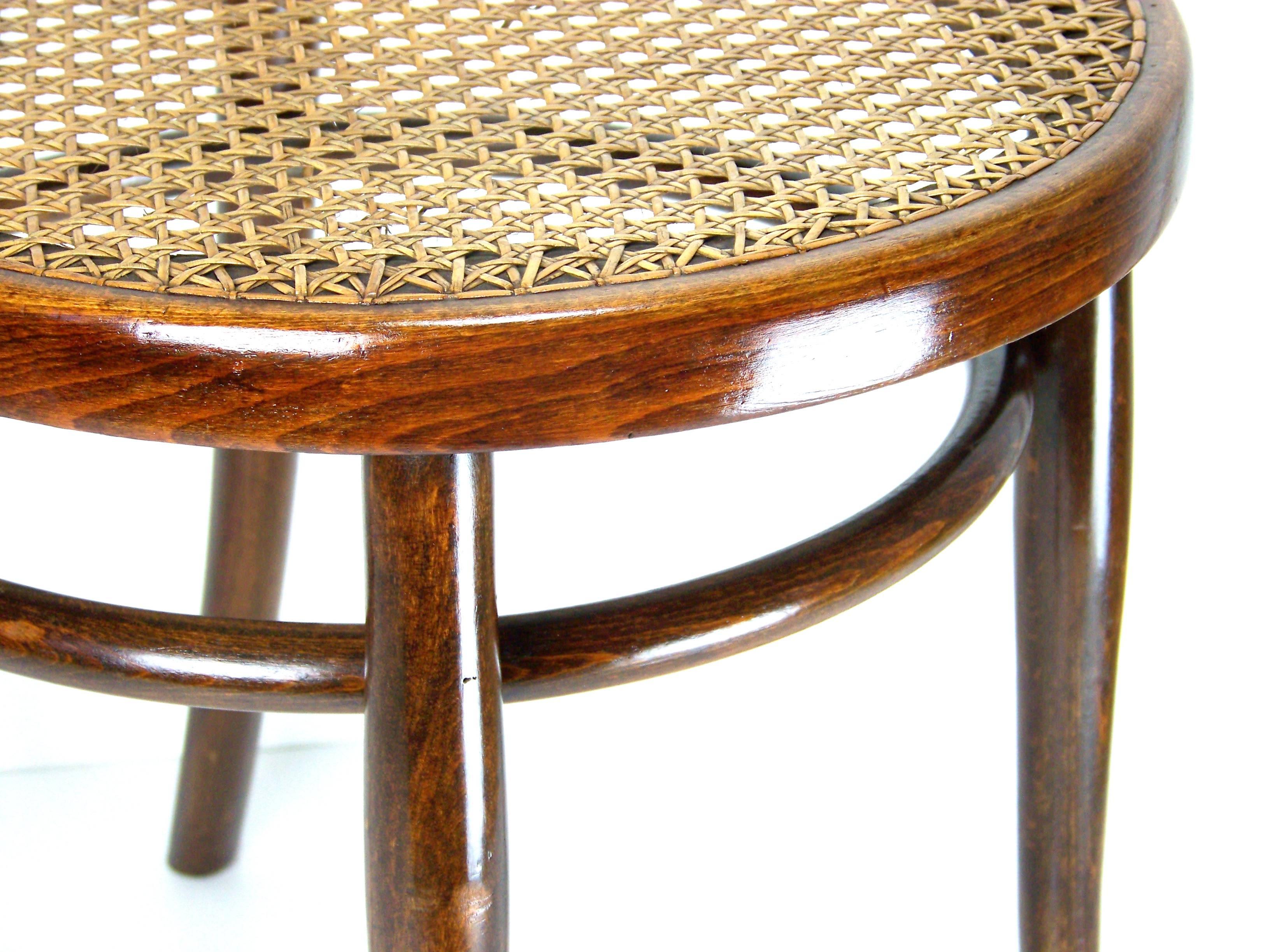 Viennese Bentwood Chair Thonet Nr. 14, circa 1887-1910 In Good Condition In Praha, CZ