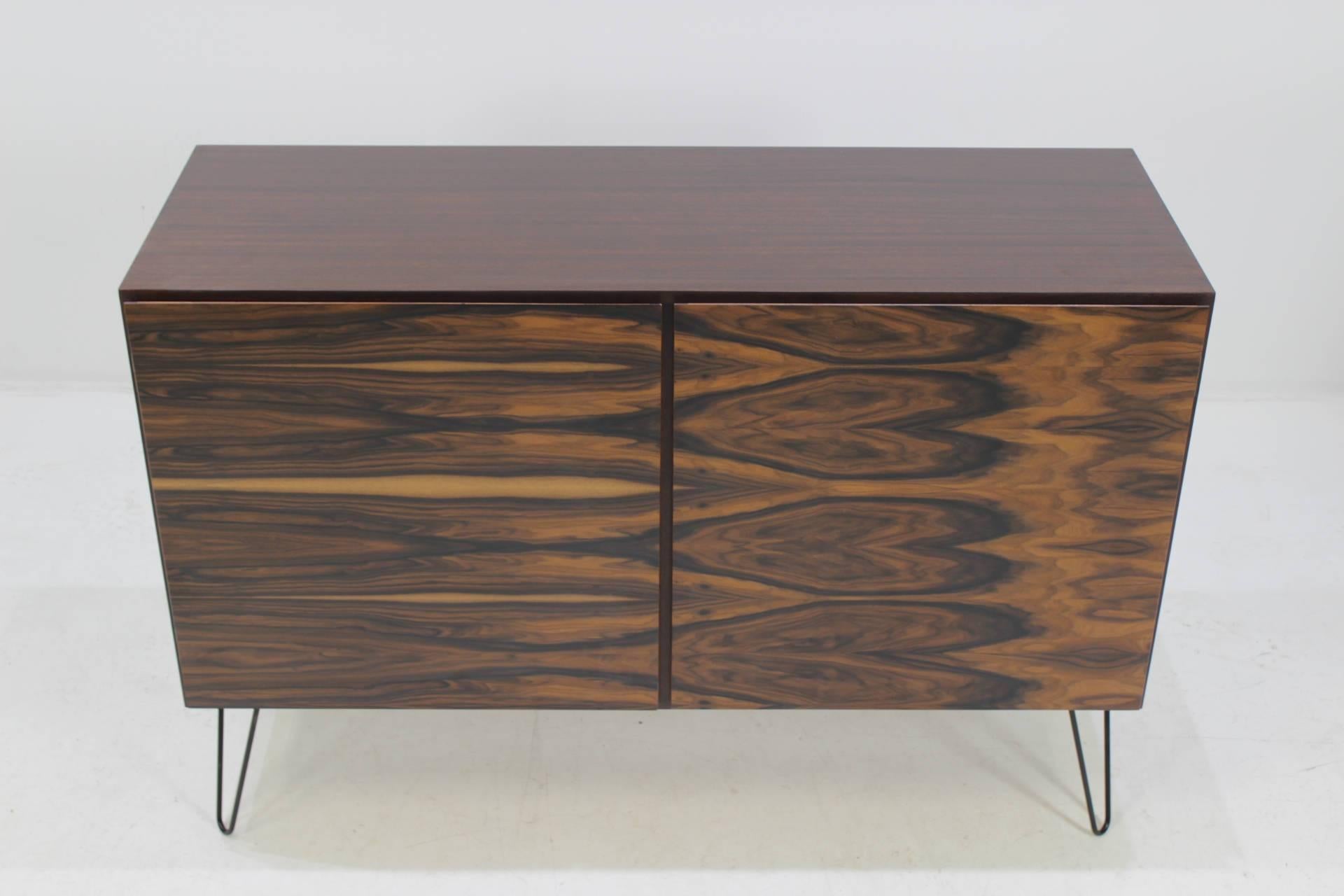 1960 Omann Jun, Upcycled Palisander Sideboard In Excellent Condition In Praha, CZ