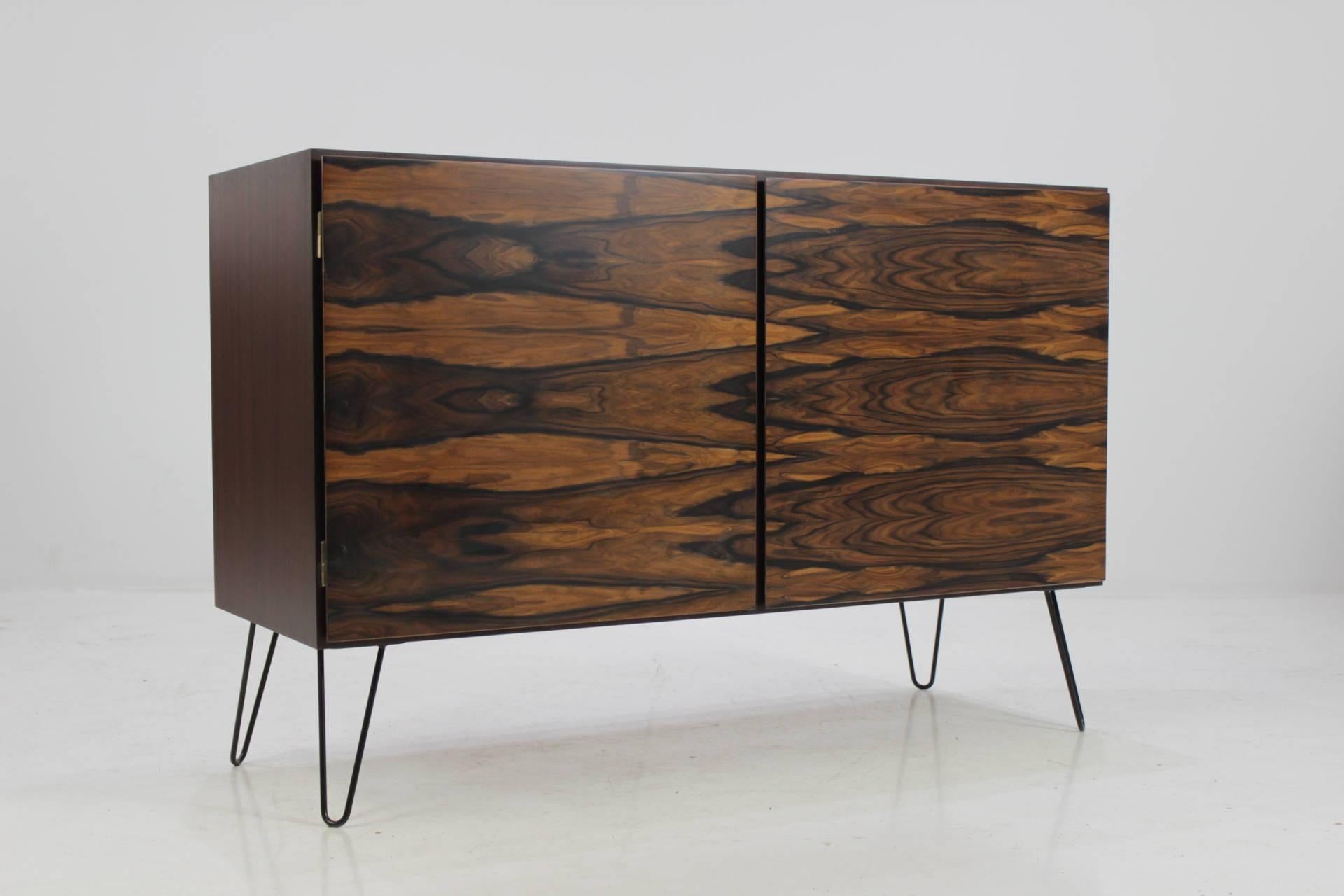 1960 Omann Jun, Upcycled Palisander Sideboard In Excellent Condition In Praha, CZ