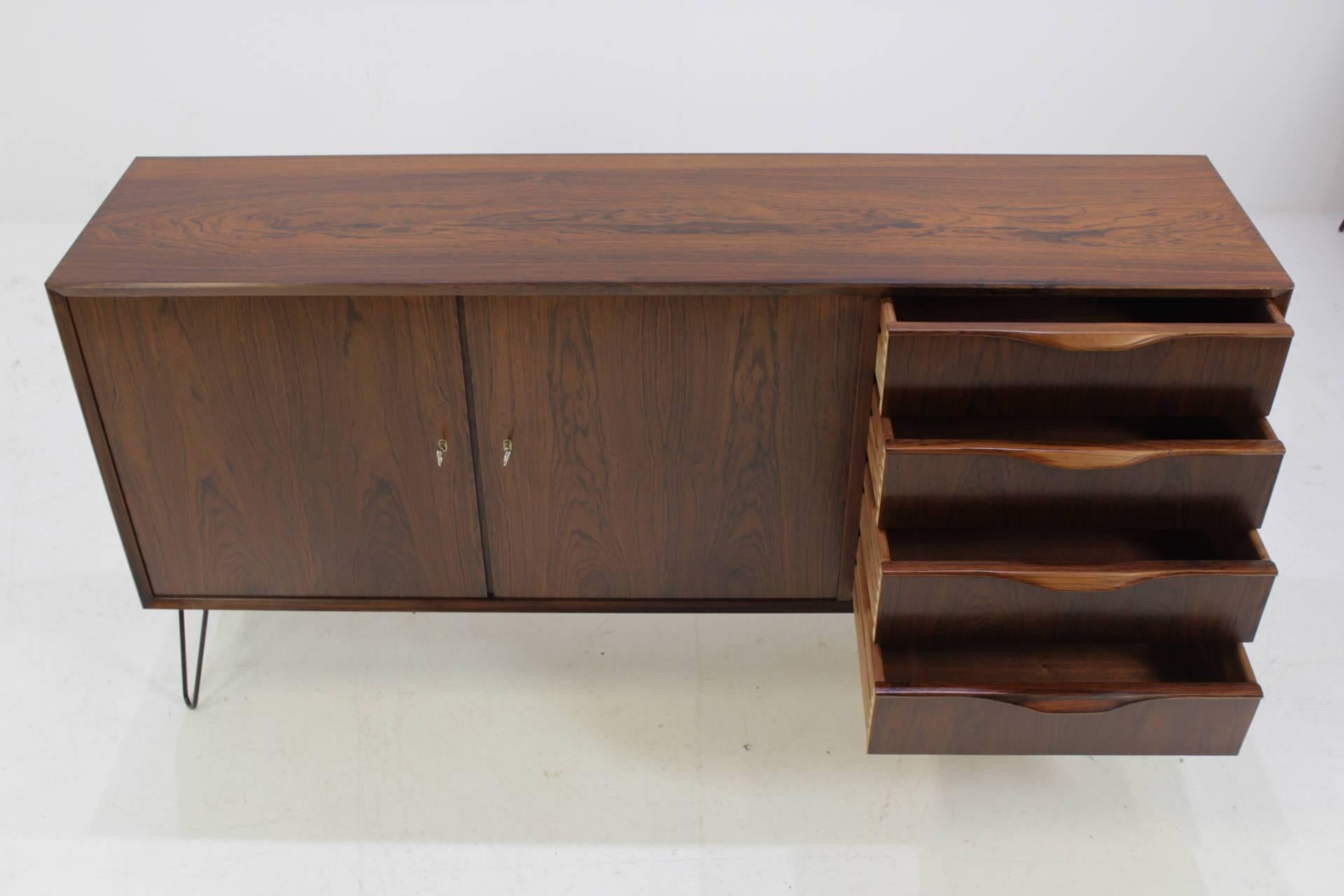 1960 Erling Torvits Upcycled Danish Palisander Sideboard In Excellent Condition In Praha, CZ