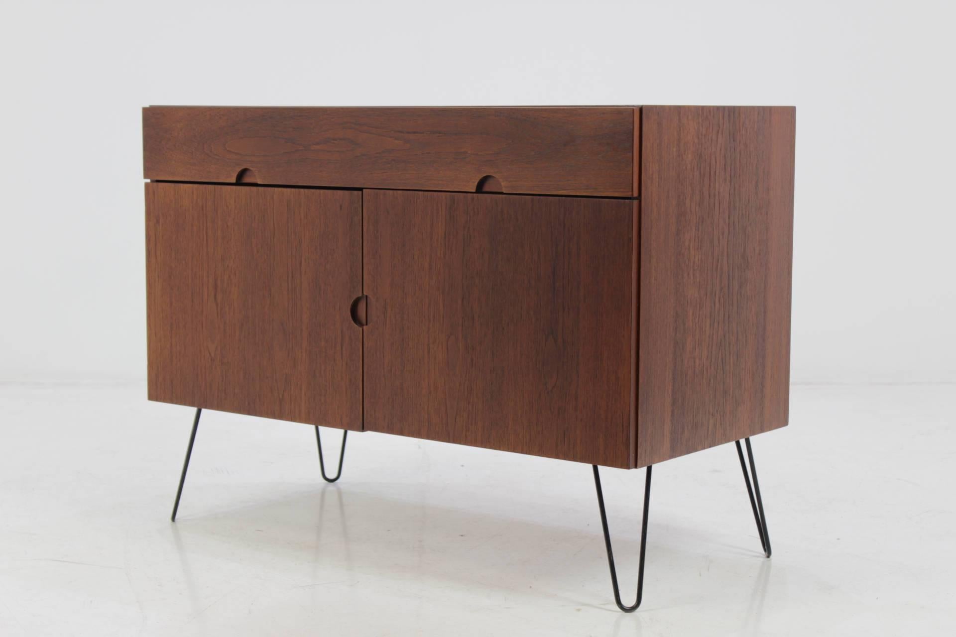 Upcycled Danish Teak Sideboard, 1960s In Excellent Condition In Praha, CZ