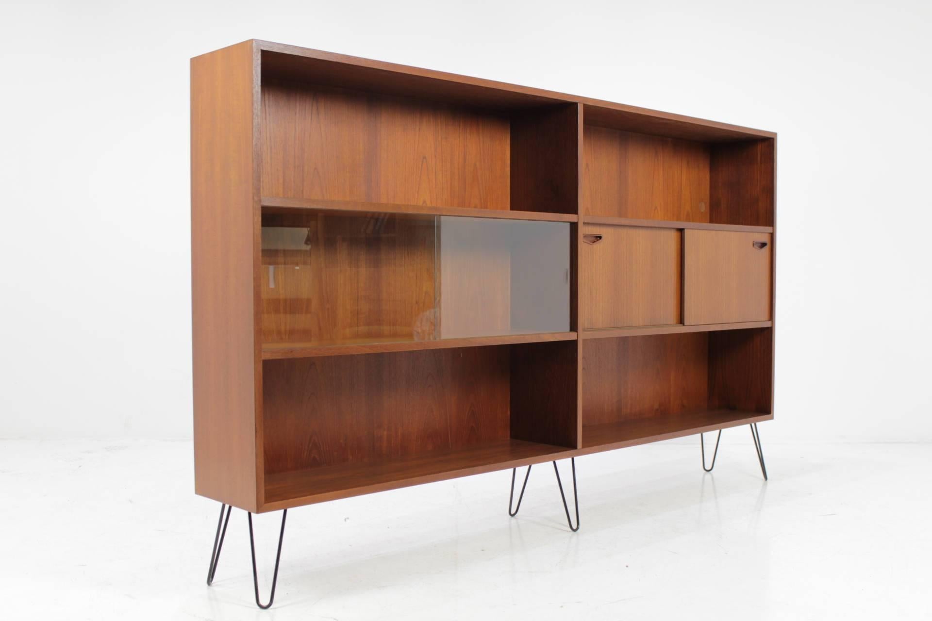 Mid-20th Century Large Upcycled Midcentury Danish Teak Bookcase