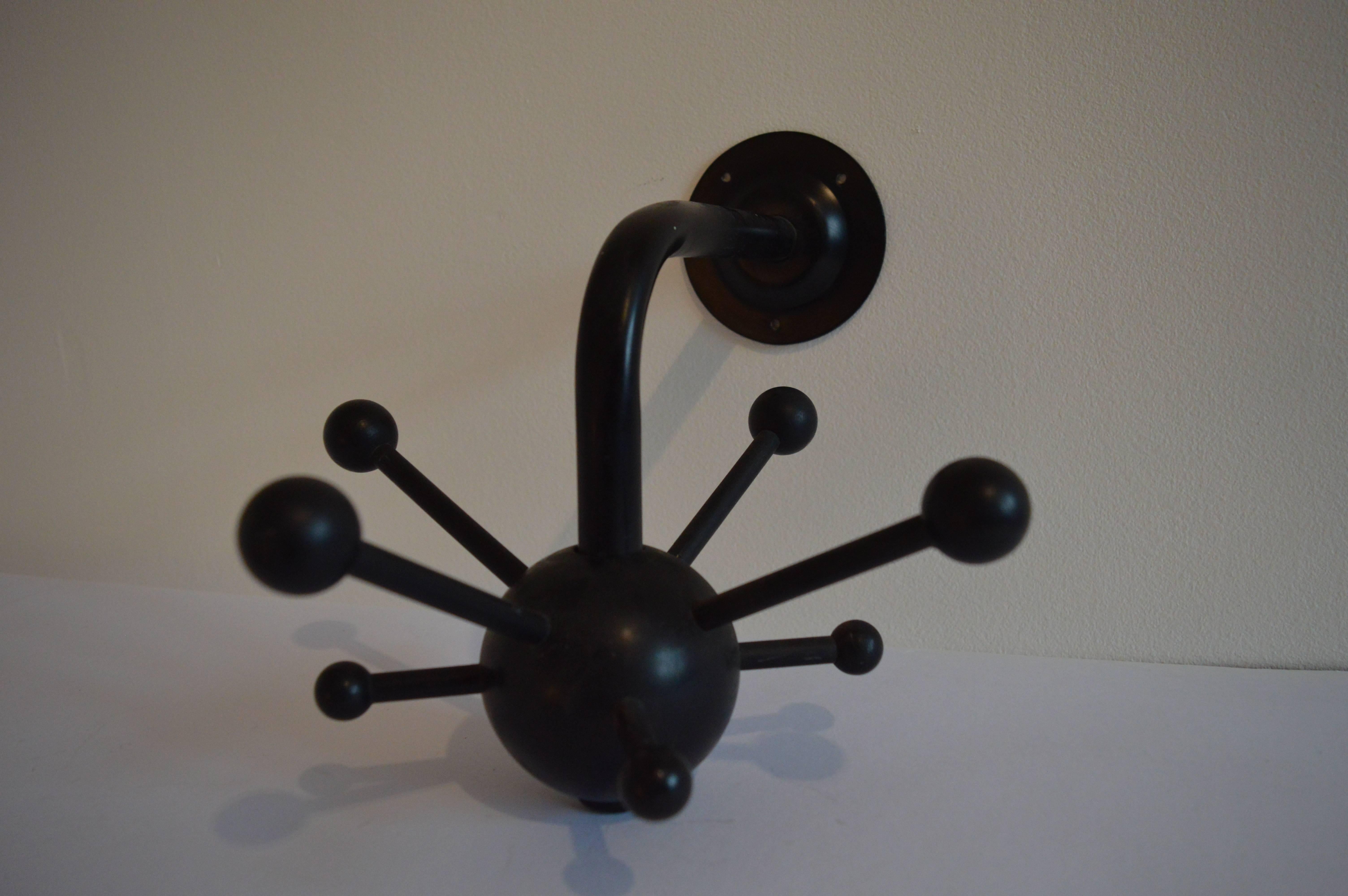 Lacquered Midcentury Coat Rack Sputnik in the style of Osvaldo Borsani for Ikea, 1980s