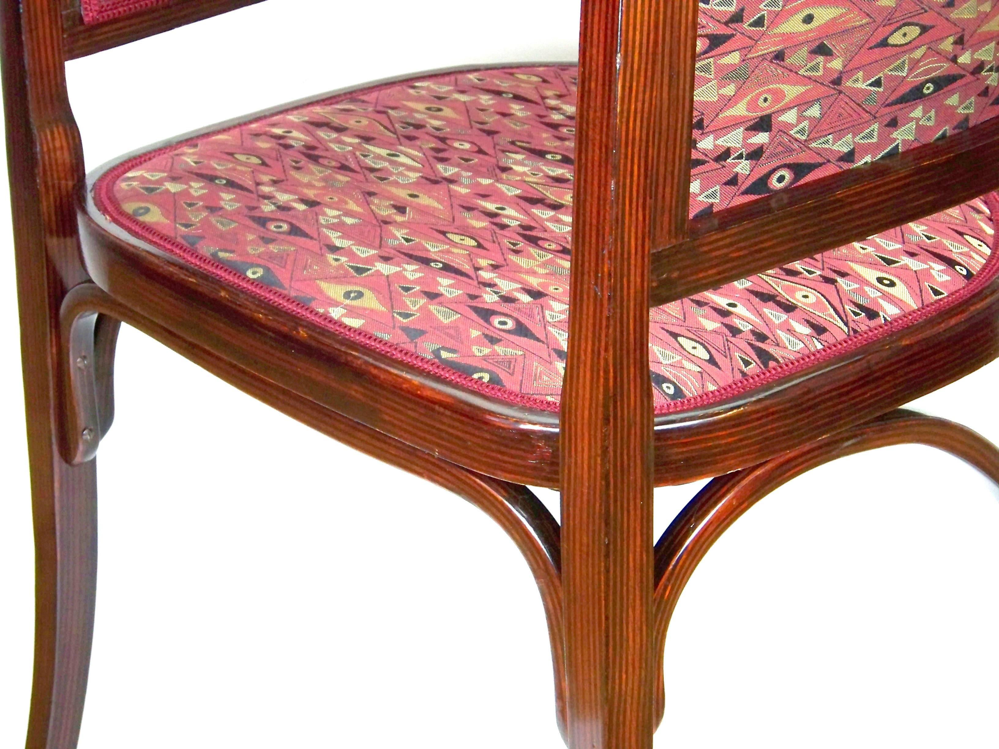 Viennese Secession Armchair Thonet Nr. 6575, circa 1910 1