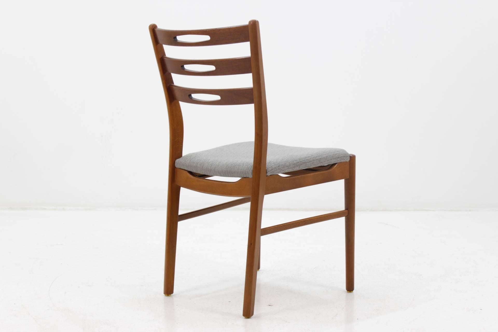 1960s Set of Four Danish Teak Chairs For Sale 1