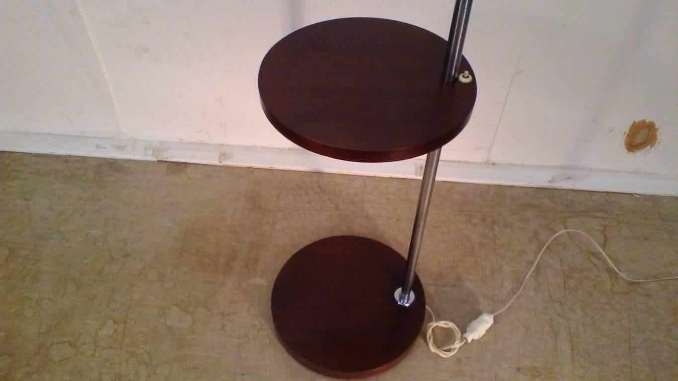 Czech Floor Lamp Designed by Jindrich Halabala in Style Functionalism, 1930s For Sale