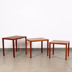 Midcentury Nesting Tables by Sika Mobler, Denmark, 1960s