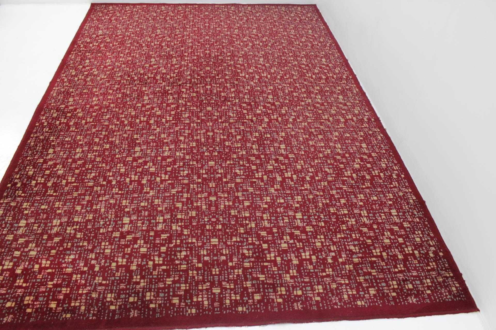 Design-Teppich aus der Mitte des Jahrhunderts, Tschechoslowakei (Tschechisch) im Angebot
