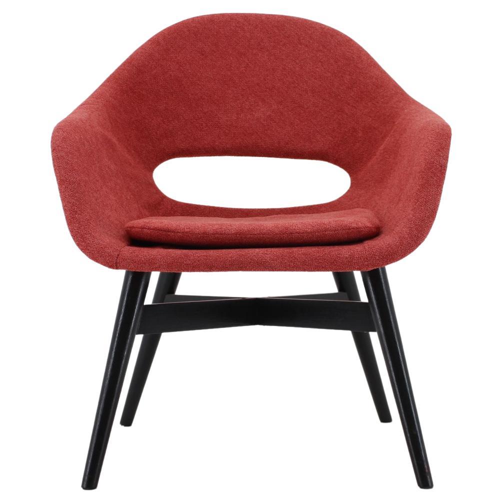 1960s Miroslav Navratil Fiberglass Shell Lounge Chair, Czechoslovakia