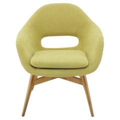 1960s Miroslav Navratil Shell Lounge Chair, Czechoslovakia