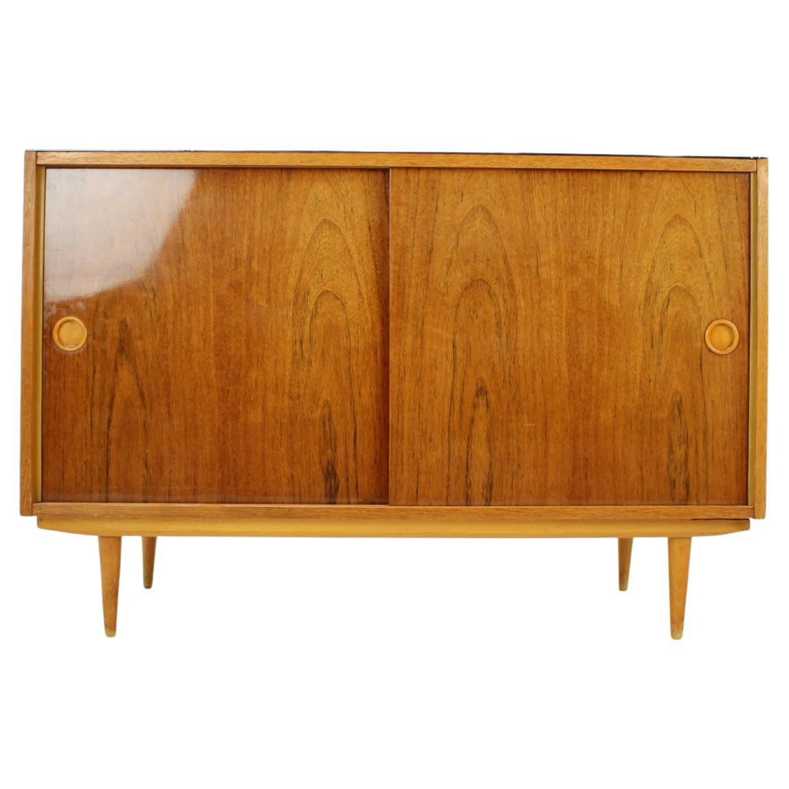 Mid-Century Upcycled Cabinet on High Gloss, 1960's For Sale